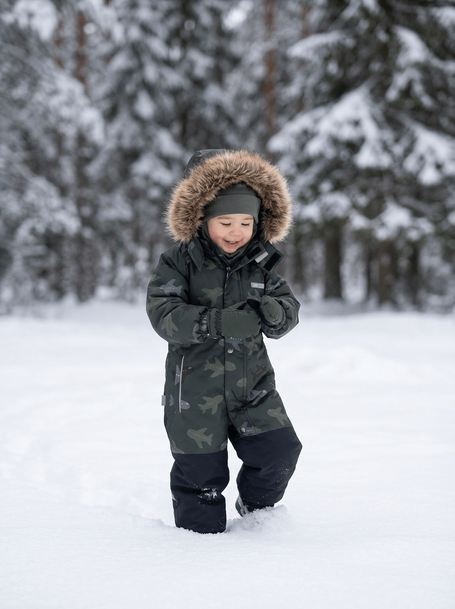 Winter snowsuit with double seat insulation - Image 2