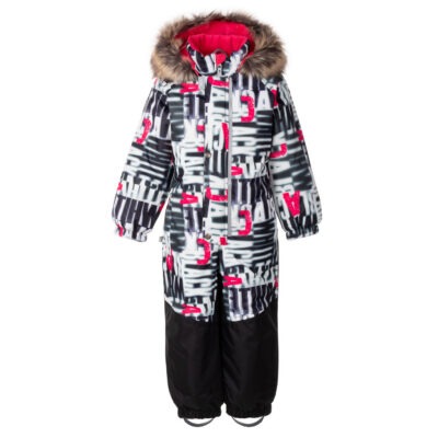 Kids' winter snowsuit with reflective strip