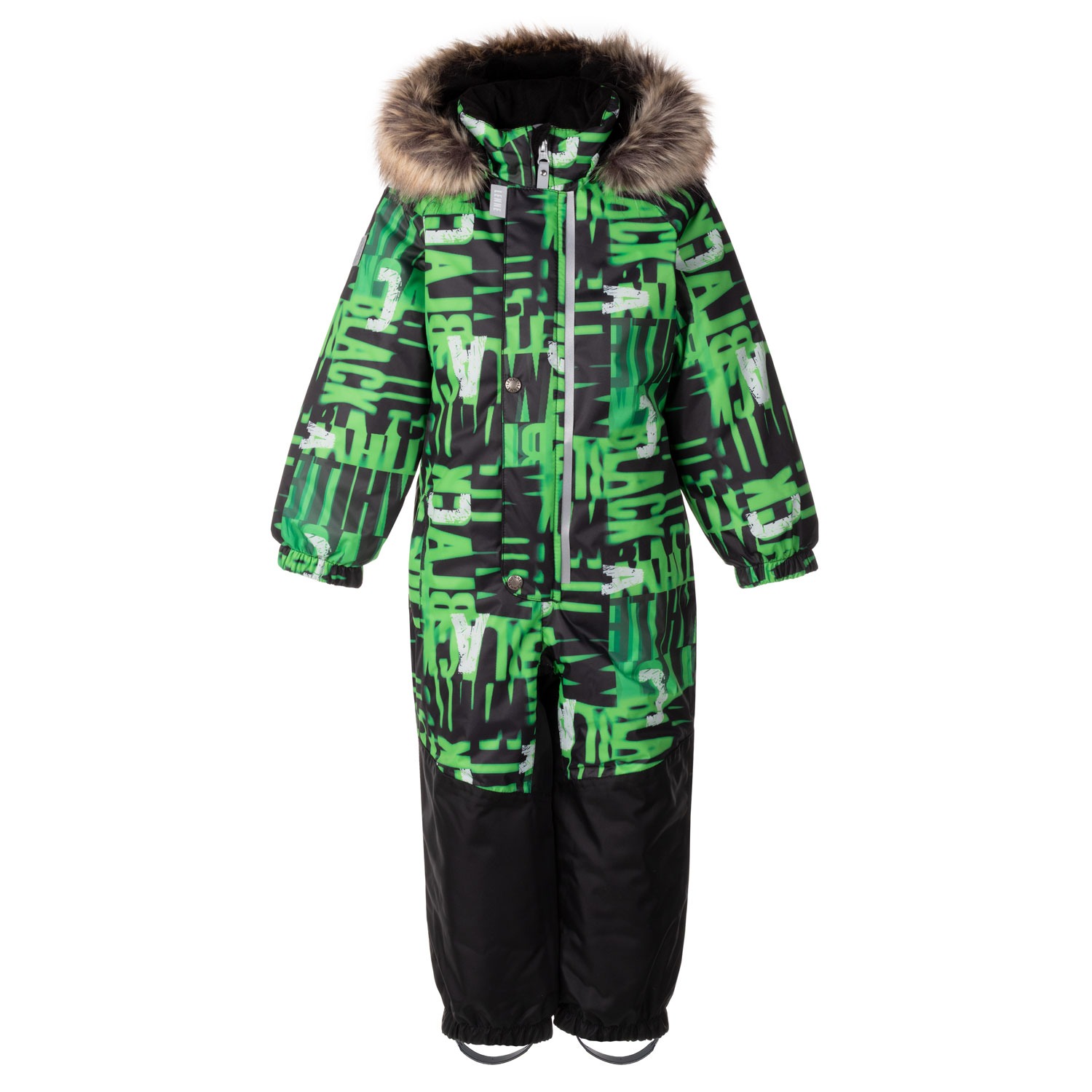 Kids' winter snowsuit with reflective strip