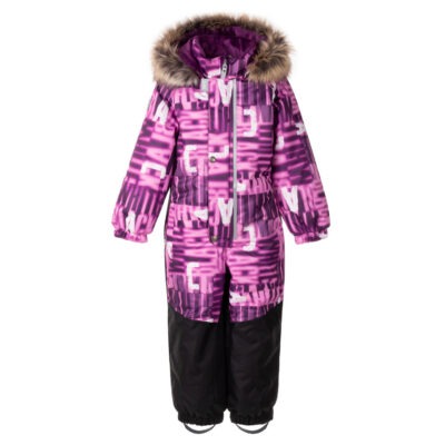 Kids' winter snowsuit with reflective strip