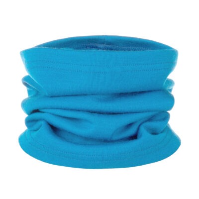Single-layer merino wool tube scarf