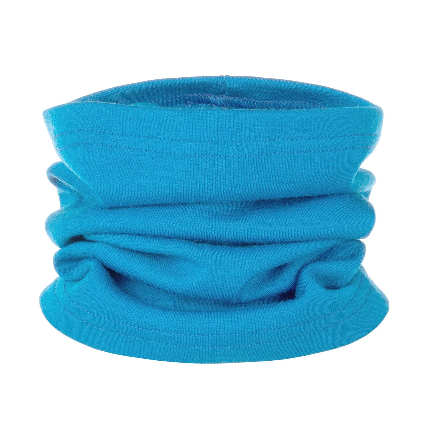 Single-layer merino wool tube scarf