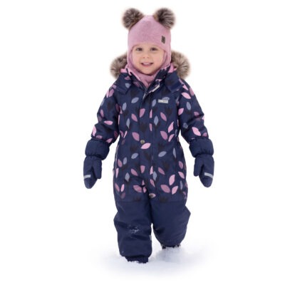 Winter snowsuit with double seat insulation