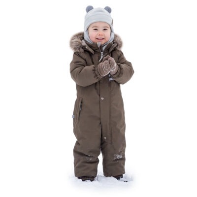 Winter snowsuit with double seat insulation