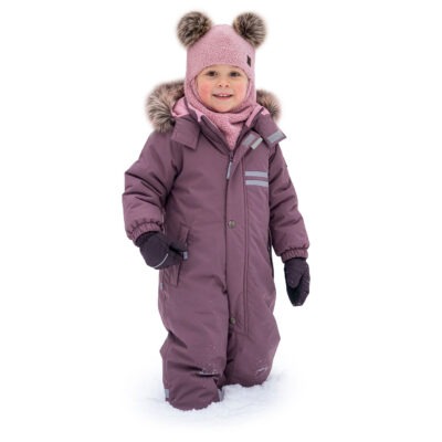 Winter snowsuit with double seat insulation