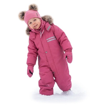 Winter snowsuit with double seat insulation