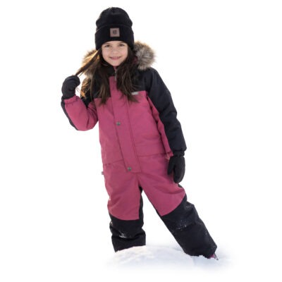 Winter snowsuit with adjustable waist